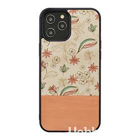 Flower MAN&WOOD case for iPhone 12 Pro Max pink black