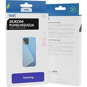 Wave silicone cover, Samsung Galaxy S21, transparent