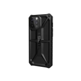 UAG Rugged Case for iPhone 12 Pro Max 5G [6,7-inch] Monarch Black Baksidesskydd för mobiltelefon polykarbonat, gummi, metallegering svart 6,