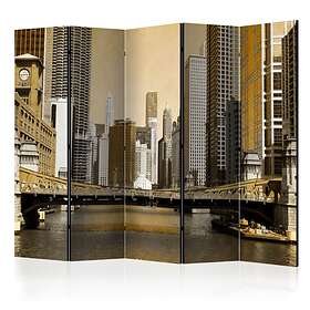 Arkiio Rumsavdelare Chicago's bridge Vintage Effect II 225x172 cm (vintage effect)