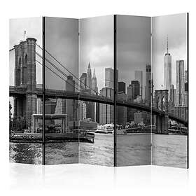 Arkiio Rumsavdelare Road to Manhattan Black and White II 225x172 cm A3-PARAVENTtc1814