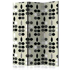 Arkiio Rumsavdelare Black And White Dots 135x172 cm A3-PARAVENTtc0347