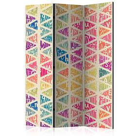 Arkiio Rumsavdelare Letters Nad Triangles 135x172 cm A3-PARAVENTtc0385