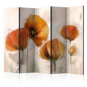 Arkiio Rumsavdelare Poppies Vintage II 225x172 cm A3-PARAVENTtc0580