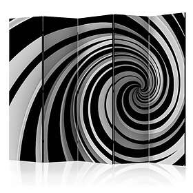 Arkiio Rumsavdelare Black and White Swirl II 225x172 cm A3-PARAVENTtc0925
