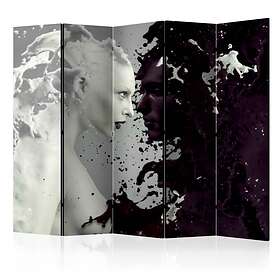 Arkiio Rumsavdelare Black and White Faces II 225x172 cm A3-PARAVENTtc1902