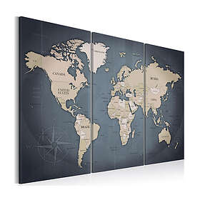 Arkiio Tavla Anthracitic World 90x60 A3-N5923-DK