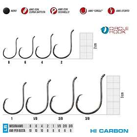 Gamakatsu Octopus Circle Single Eyed Hook Svart 1