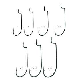 Gamakatsu Worm 34 Hook Grå 1/0