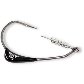 Black Cat Mega Offset Texas Hook 10g Silver 12/0