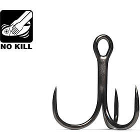 VMC 7547b Barbless Treble Hook Silver 2