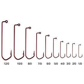 VMC Barbarian 5150 Texas Hook 100 Units Svart 3/0