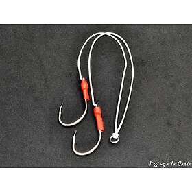 Jlc Calamar/sepia Assist Tentacles Double Hook Grå