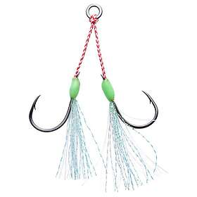 Owner Luminous Fishing Hook - Size 5, Harris No. 0.6, With Thread For White Flies, Mackerel, Etc. - View #13