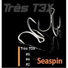 Seaspin Tres Tx3 Treble Hook Silver 6