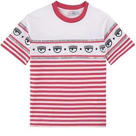Monnalisa Striped T-shirt Röd 8 år