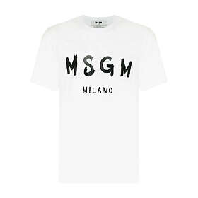 MSGM Logo Långärmad T-shirt Vit 14 år