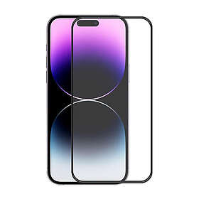 Protector iPhone 14 Pro 3D Tempered Glass Screen Black (Bulk) Black