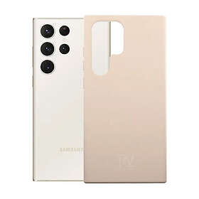 RV Liquid Silicone Case For S23 Ultra Beige