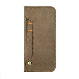 iPhone XS Max Plånboksfodral Stativ och Kortfack Grå