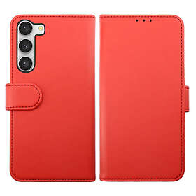 Magnetic RV Wallet Case For Galaxy S23 Red