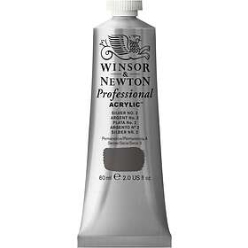Winsor & Newton Professional Artists Acrylic 60ml SILVER NO 2