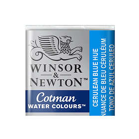 Winsor & Newton Cotman Half Pan Water Colours CERUN BLUE HUE