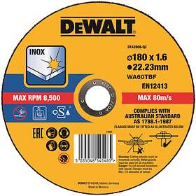 Dewalt DT43908 Kapskiva thin cutting 180 x 1,6 mm