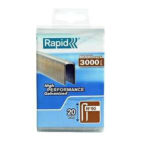 Rapid Nr 90 Dubbelspik 20 mm, 3000-pack
