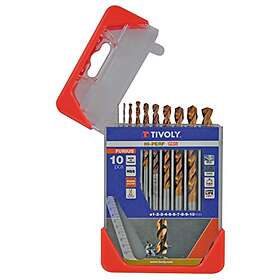 TIVOLY FURIUS HSS Metallborrsats 1-10mm 10st