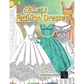 Coloring Book Annalie Coetzer , Happy Arts Beautiful fashion dresses for adults, beautiful : Geometric pattern s adults