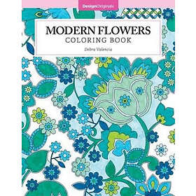 Coloring Book Design Originals Debra Valencia Modern Flowers