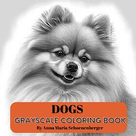 Coloring Book DOGS Grayscale