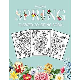 Coloring Book Flower : Adult with beautiful realistic flowers, bouquets, floral 