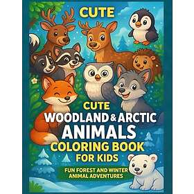 Coloring Book Arctic Animals for kids