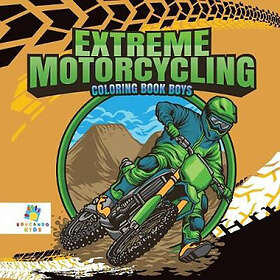 Coloring Book Educando Kids Extreme Motorcycling Boys