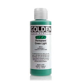 Golden Fluid Acrylics 118 ml - 2250 Permanent Green Light