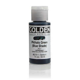 Golden Fluid Acrylics 30 ml - 2270 Phthalo Green