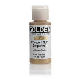 Golden Fluid Acrylics 30 ml - 2455 Iridescent Gold Deep F.