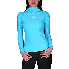Iq-uv Uv 300 Hooded Long Sleeve T-shirt Woman Grönt XS