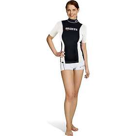 Mares Fire Skin 0,5 Mm She Dives Short Sleeve T-shirt Woman Vit,Svart 2XS