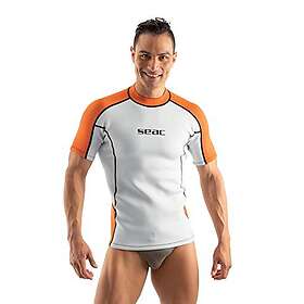 Fit Seacsub 2 Mm Short Sleeve T-shirt Vit,Orange 2XL