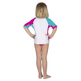 Mares Aquazone Rashguard Shield Kid Rasguard T-shirt Vit,Rosa XL