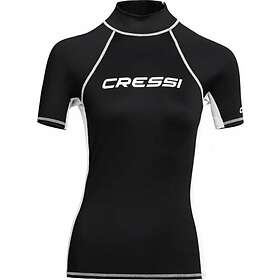 Cressi Rash Guard Short Sleeve T-shirt Woman Svart 4