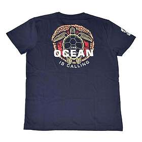 SSI T-round Neck The Ocean Is Calling Woman T-shirt Blå L Man