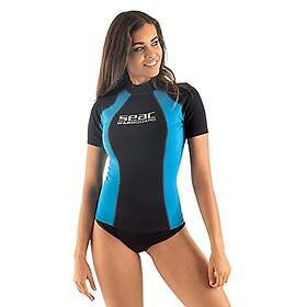 Titanium Seacsub Short Sleeve T-shirt Woman Blå,Svart M