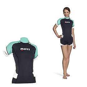 Mares Rash Guard Trilastic She Dives Short Sleeve T-shirt Woman Svart XL