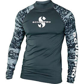 Scubapro Upf 50 Rash Guard Long Sleeve T-shirt Grå XL