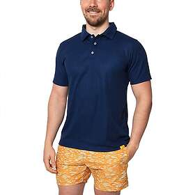 Iq-uv Uv Short Sleeve Polo Shirt Blå S