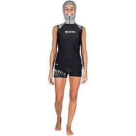 Mares Ultra Skin Hooded Sleeveless Sleeve T-shirt Woman Svart S